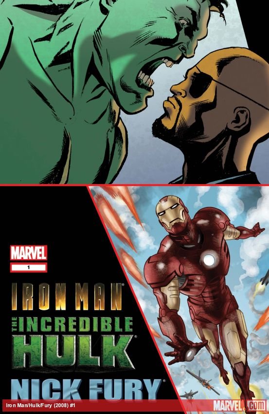 Cover of Iron Man/Hulk/Fury (2008) - #1