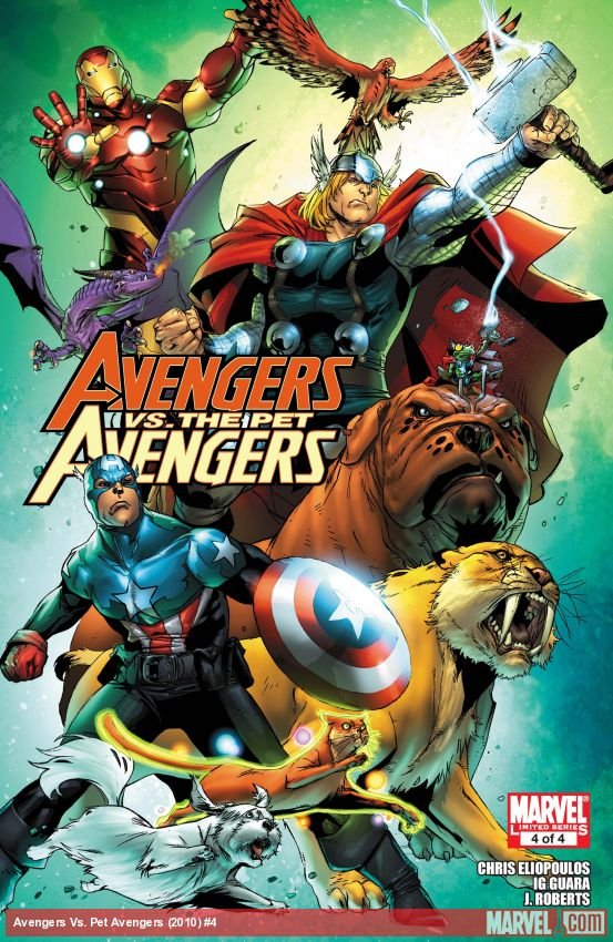 Cover of Avengers Vs. Pet Avengers (2010) - #4