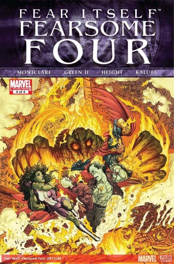Cover of Fear Itself: Fearsome Four (2011) - #4