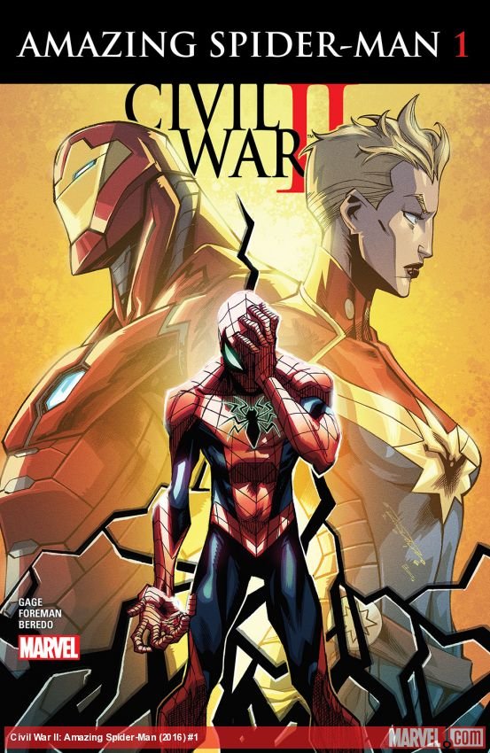 Cover of Civil War Ii: Amazing Spider-Man (2016) - #1