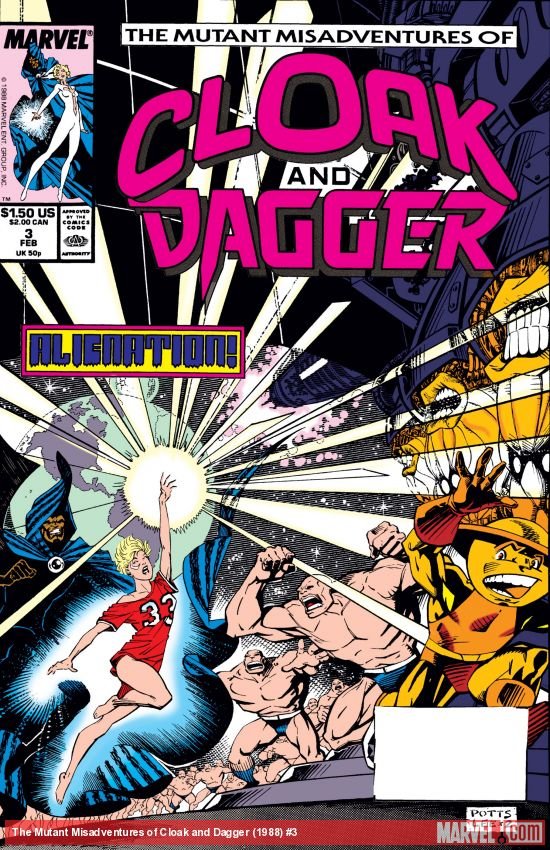 Cover of The Mutant Misadventures Of Cloak And Dagger (1988) - #3