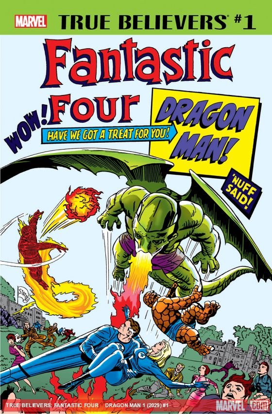 Cover of True Believers: Fantastic Four - Dragon Man (2018) - #1