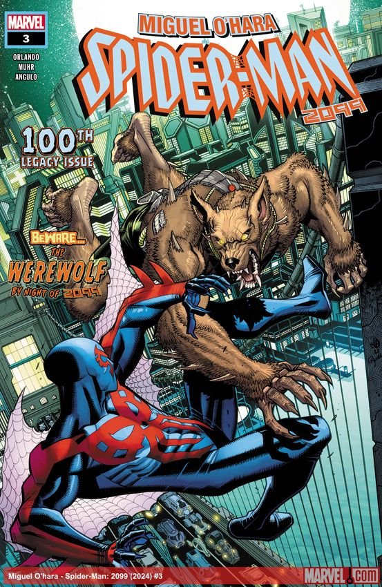 Cover of Miguel O'hara - Spider-Man: 2099 (2024) - #3