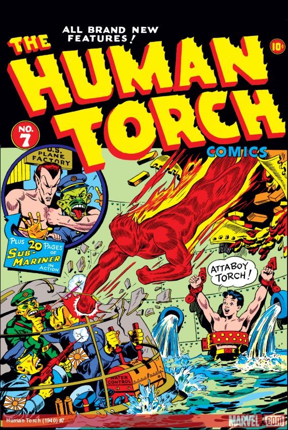 Cover of Human Torch Comics (1940) - #7