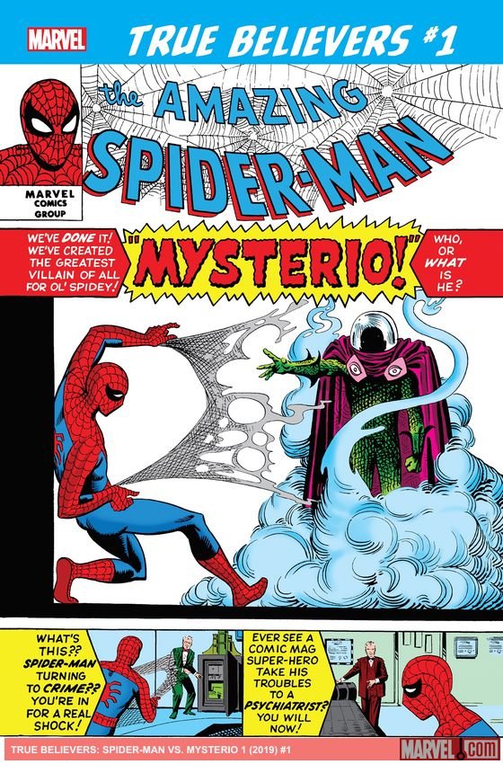 Cover of True Believers: Spider-Man Vs. Mysterio (2019) - #1