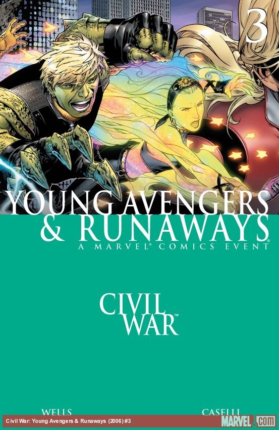 Cover of Civil War: Young Avengers & Runaways (2006) - #3
