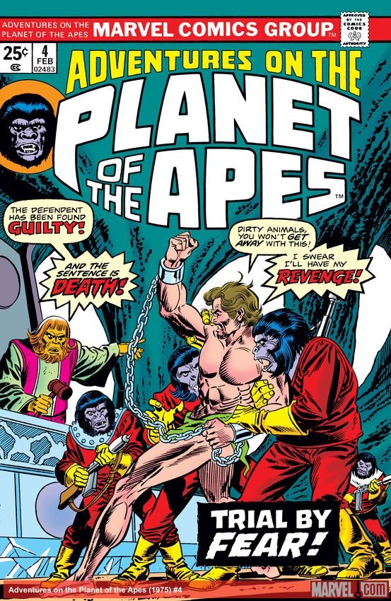 Cover of Adventures On The Planet Of The Apes (1975) - #4