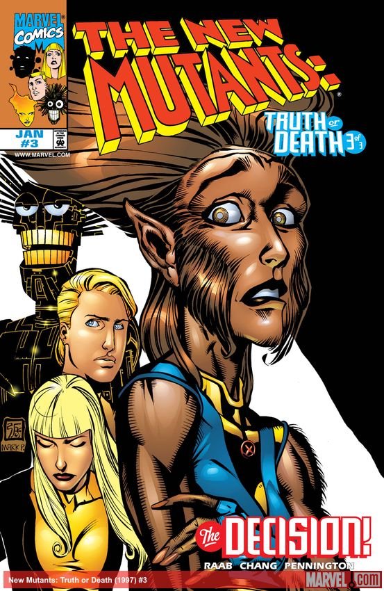 Cover of New Mutants: Truth Or Death (1997) - #3