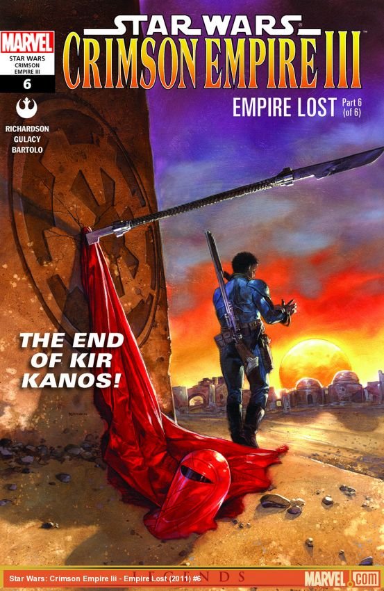 Cover of Star Wars: Crimson Empire Iii - Empire Lost (2011) - #6