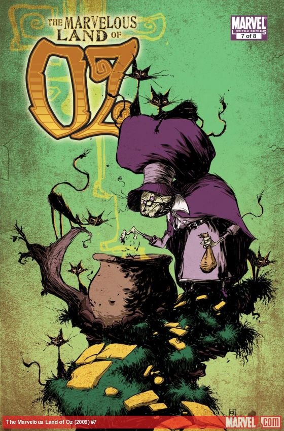 Cover of The Marvelous Land Of Oz (2009) - #7