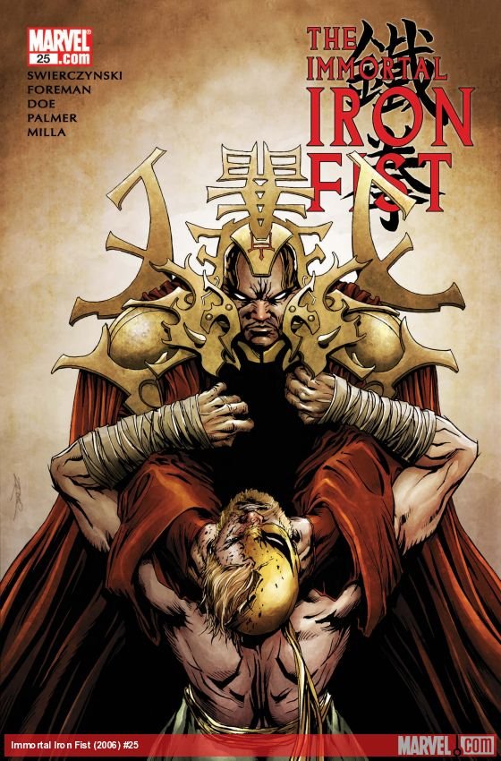 Cover of The Immortal Iron Fist (2006) - #25