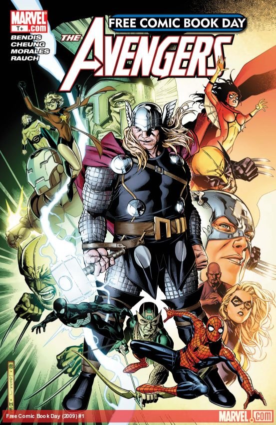 Cover of Free Comic Book Day 2009: Avengers (2009) - #1