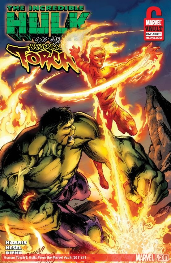 Cover of Incredible Hulk & The Human Torch: From The Marvel Vault (2011) - #1