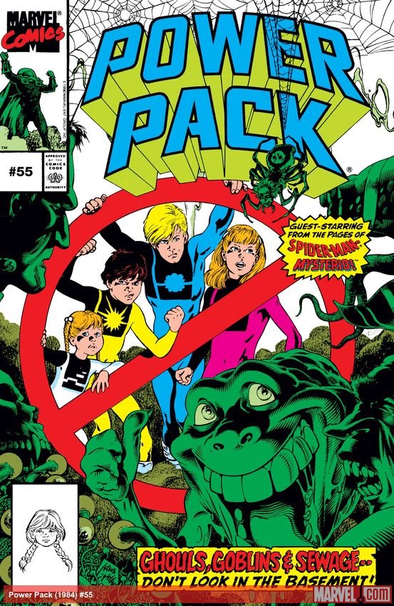 Cover of Power Pack (1984) - #55
