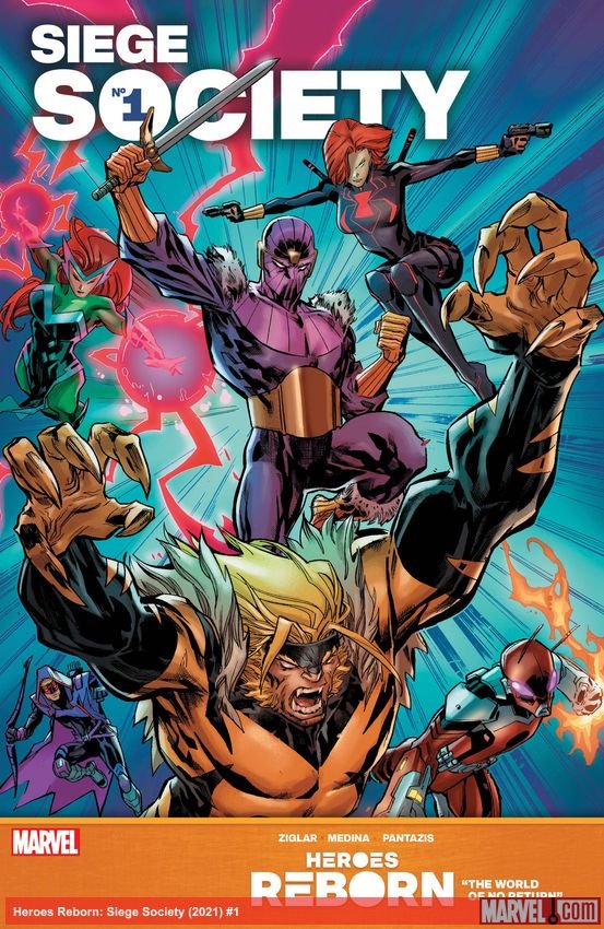 Cover of Heroes Reborn: Siege Society (2021) - #1