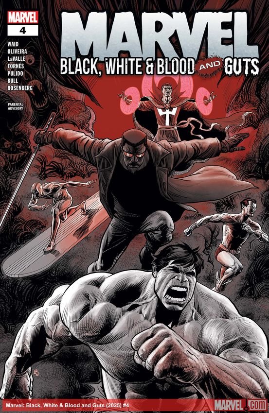 Cover of Marvel: Black, White & Blood And Guts (2025) - #4
