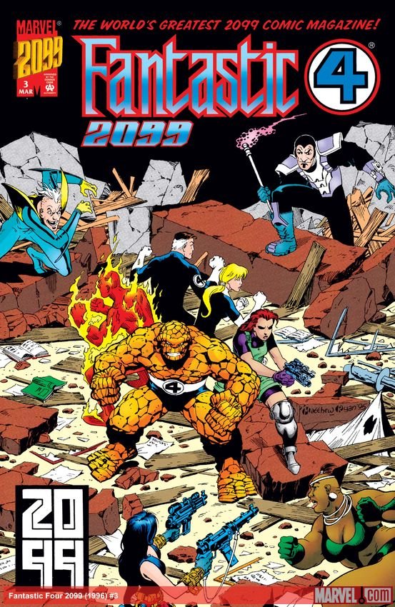 Cover of Fantastic Four 2099 (1996) - #3
