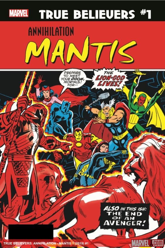 Cover of True Believers: Annihilation - Mantis (2019) - #1