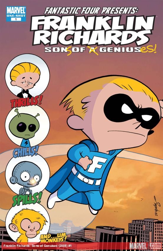 Cover of Franklin Richards: Sons Of Geniuses (2008) - #1