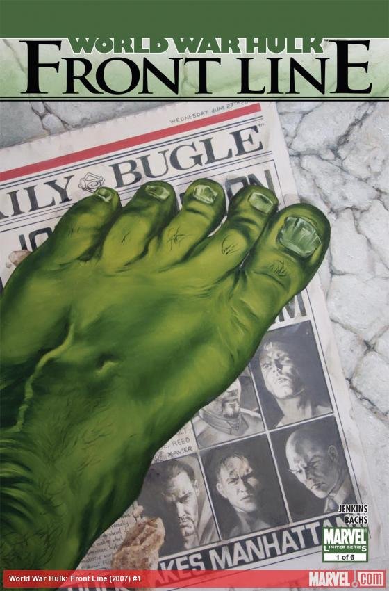 Cover of World War Hulk: Front Line (2007) - #1