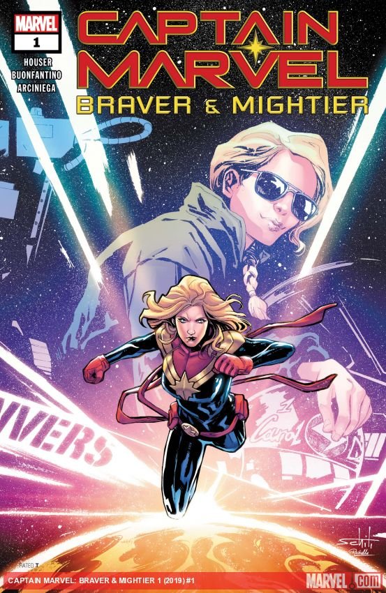 Cover of Captain Marvel: Braver & Mightier (2019) - #1