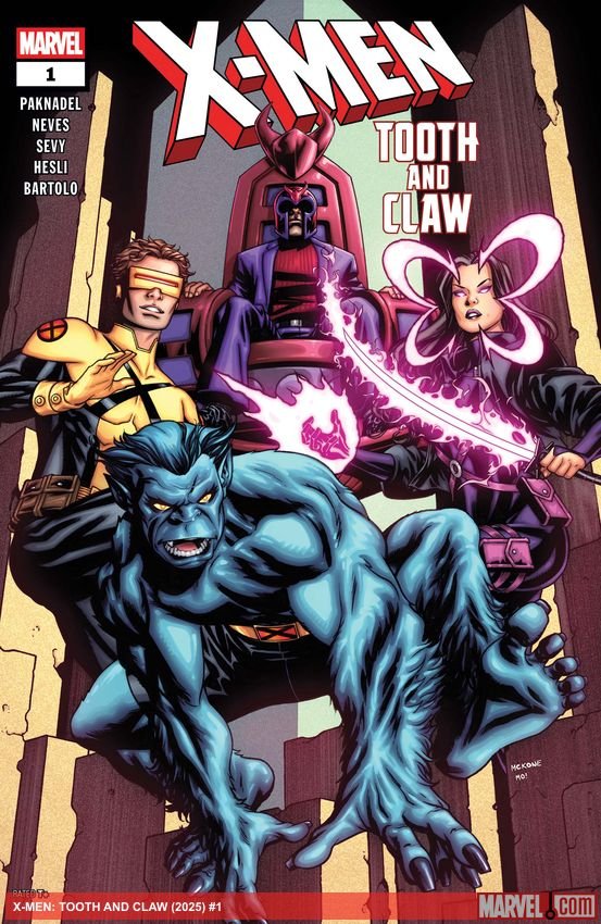 Cover of X-Men: Tooth And Claw (2025) - #1