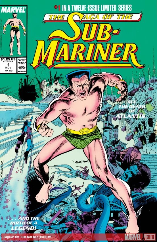Cover of Saga Of The Sub-Mariner (1988) - #1