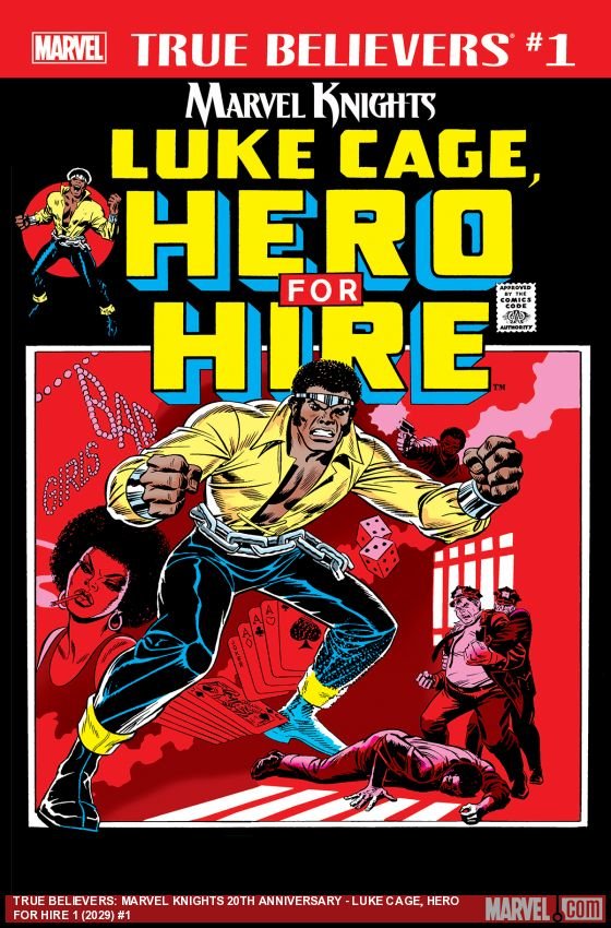 Cover of True Believers: Marvel Knights 20th Anniversary - Luke Cage, Hero for Hire (2018) - #1