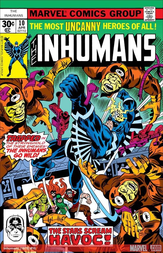 Cover of Inhumans (1975) - #10
