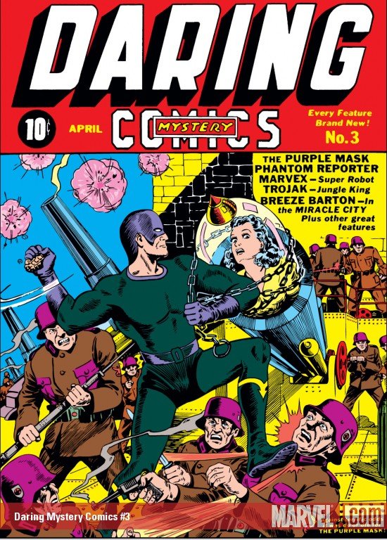 Cover of Daring Mystery Comics (1940) - #3
