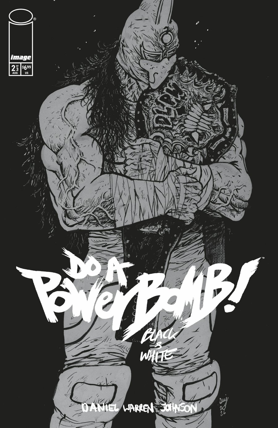 Cover of Do a Powerbomb Black and White (2026) - #2