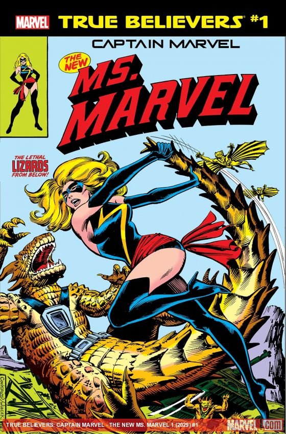 Cover of True Believers: Captain Marvel - The New Ms. Marvel (2019) - #1