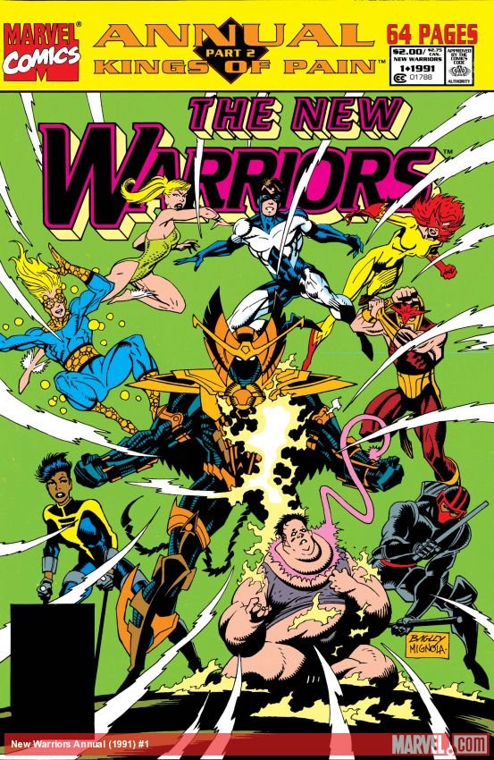 Cover of New Warriors Annual (1991) - #1