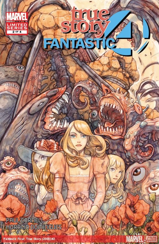 Cover of Fantastic Four: True Story (2008) - #2