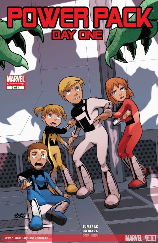 Cover of Power Pack: Day One (2008) - #2