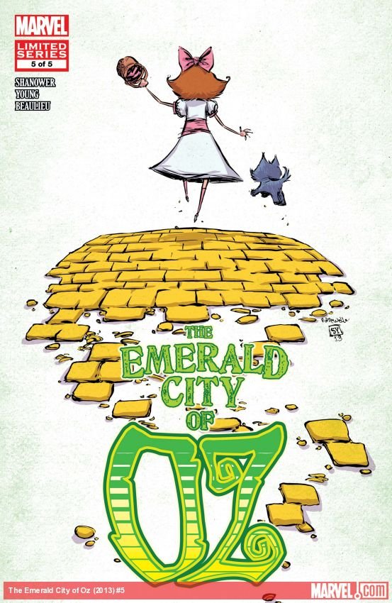 Cover of The Emerald City Of Oz (2013) - #5