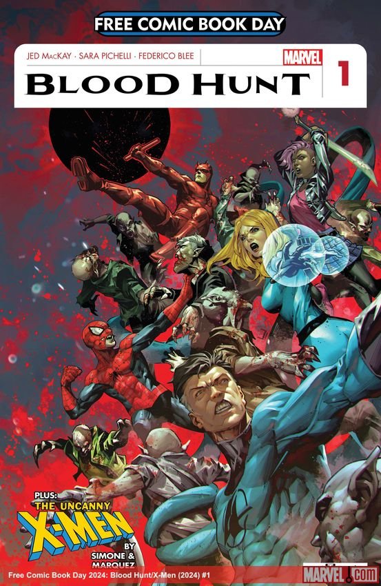 Cover of Free Comic Book Day 2024: Blood Hunt/X-Men (2024) - #1
