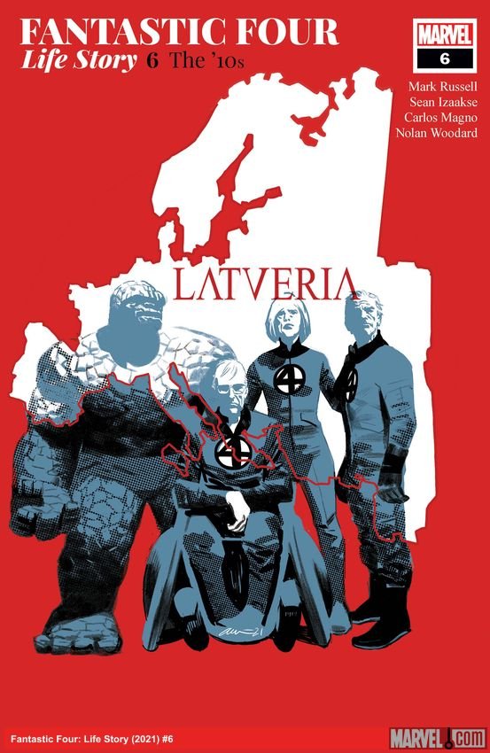 Cover of Fantastic Four: Life Story (2021) - #6