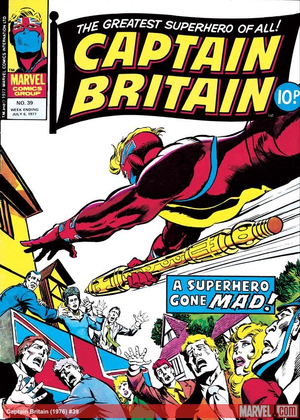 Cover of Captain Britain (1976) - #39