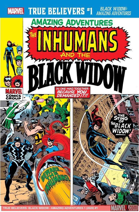 Cover of True Believers: Black Widow - Amazing Adventures (2020) - #1