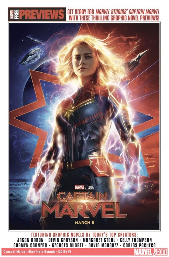 Cover of Captain Marvel: Start Here Sampler (2019) - #1