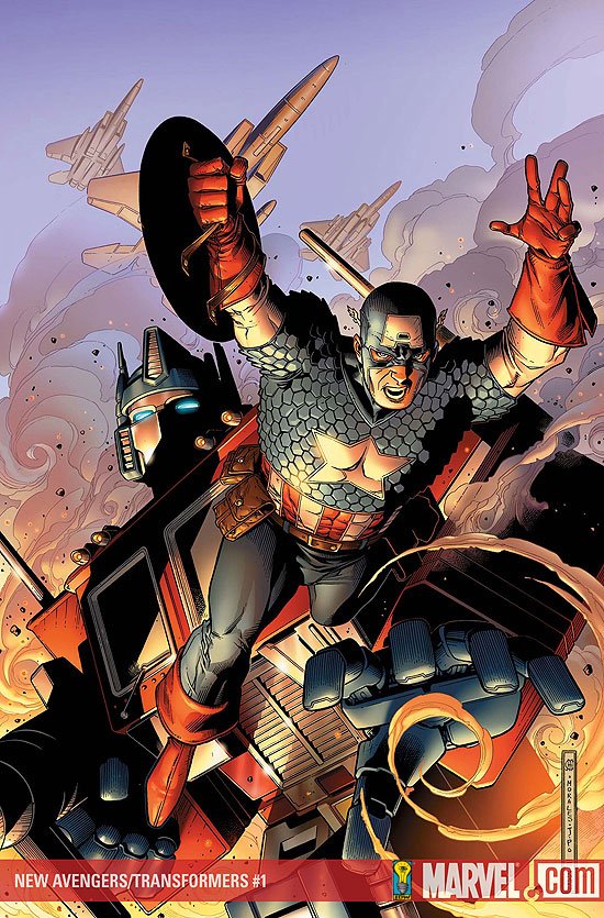 Cover of New Avengers/Transformers (2007) - #1