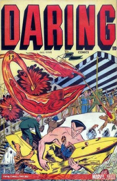 Cover of Daring Comics (1944) - #12