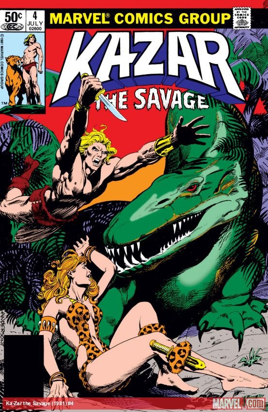 Cover of Ka-Zar The Savage (1981) - #4