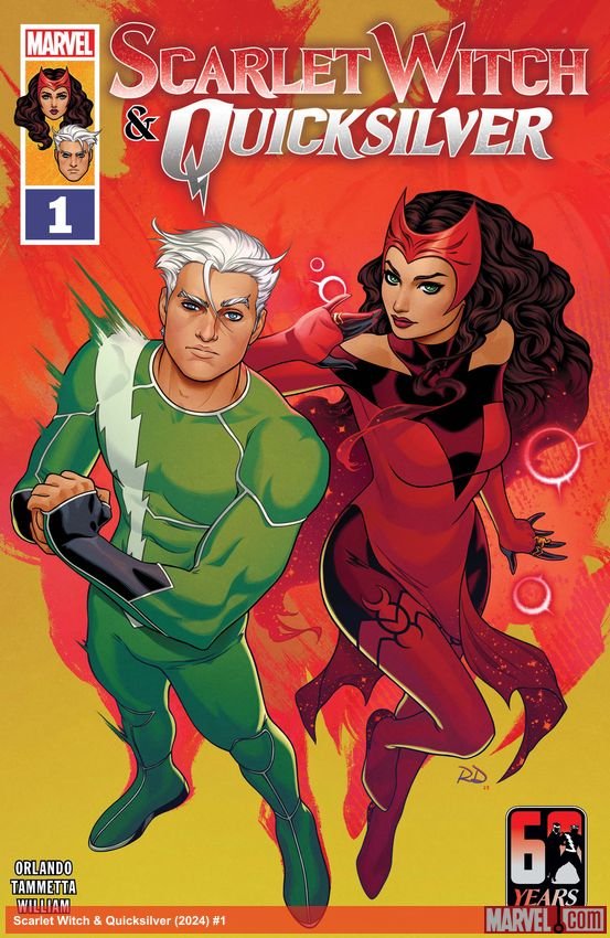 Cover of Scarlet Witch & Quicksilver (2024) - #1