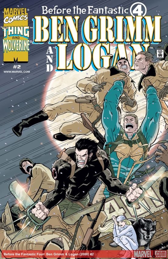 Cover of Before The Fantastic Four: Ben Grimm & Logan (2000) - #2
