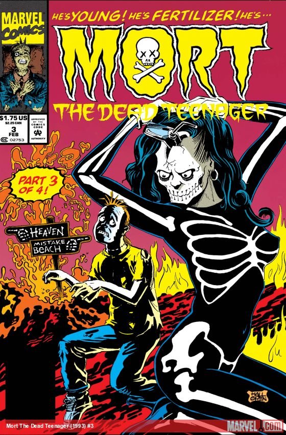 Cover of Mort The Dead Teenager (1993) - #3