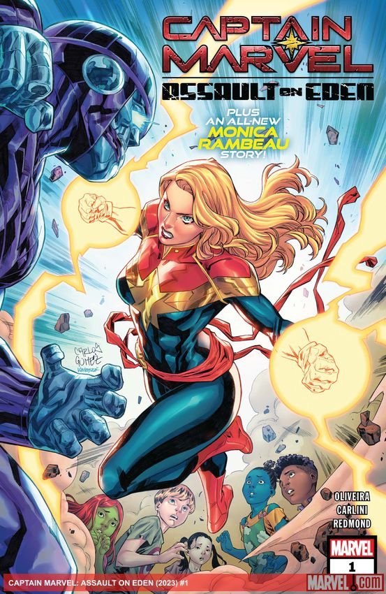 Cover of Captain Marvel: Assault On Eden (2023) - #1