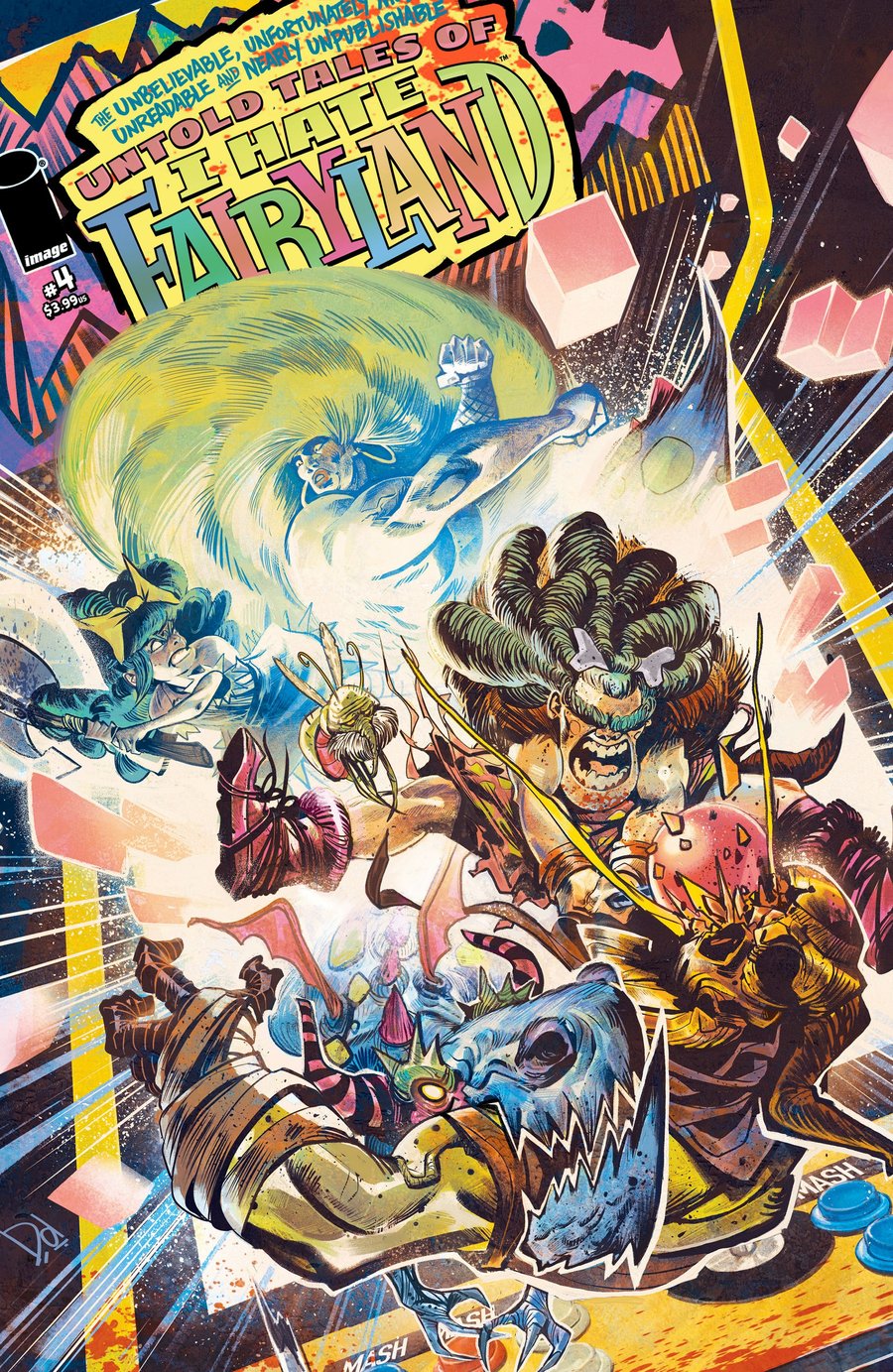 Cover of The Unbelievable, Unfortunately Mostly Unreadable and Nearly Unpublishable Untold Tales of I Hate Fairyland (2023) - #4