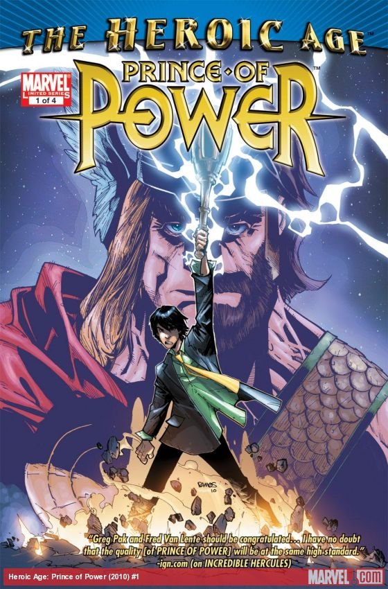 Cover of Heroic Age: Prince Of Power (2010) - #1